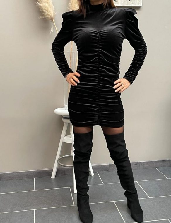 robe noire velours